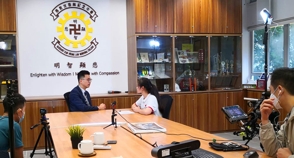 紅十字會訪問佛教沈香林紀念中學