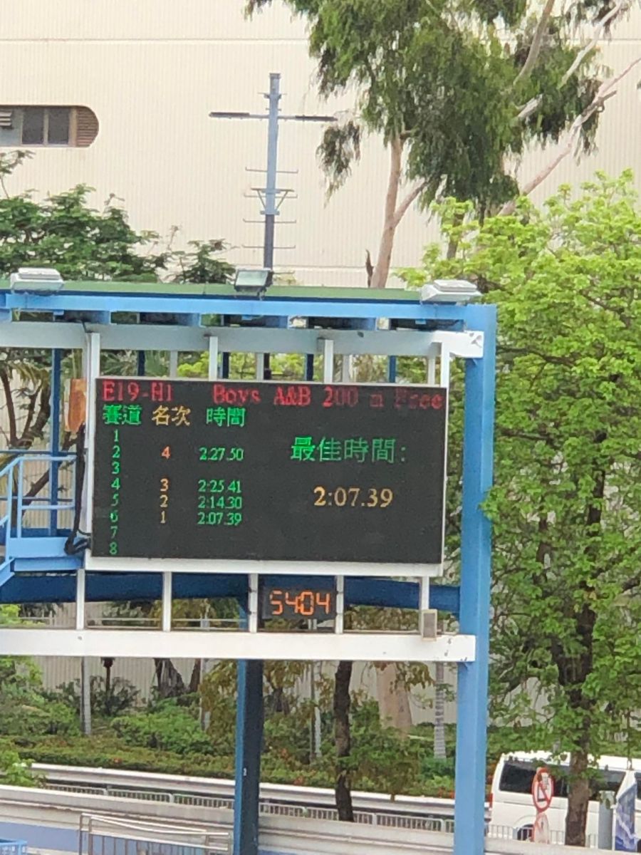 [獲獎]屯門區校際游泳比賽