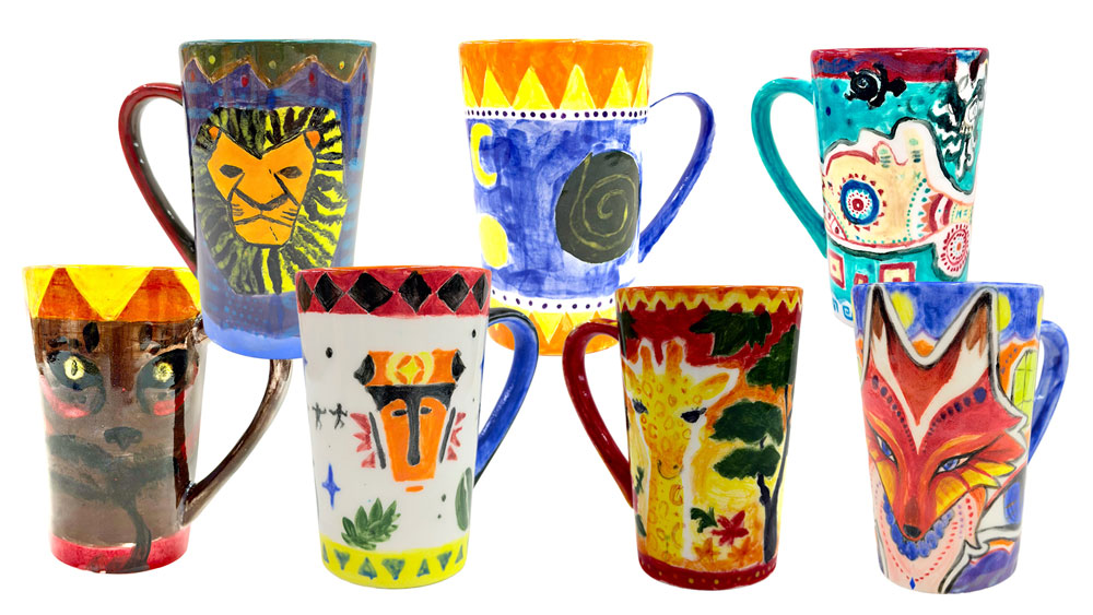 【視藝科】泥土與圖騰的對話:中四「原始藝術」陶瓷杯彩繪